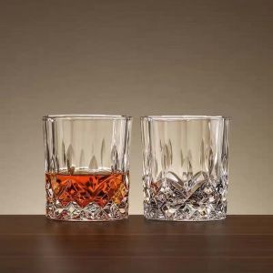 2Pcs/Whisky glass vodka glass cognac brandy Irish whisky high-quality crystal cup