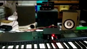 Promo Muraah 50RB Amplifier Mini Portable ( Bisa di Cas ) terbaik bass glegerrrr MONO L&R