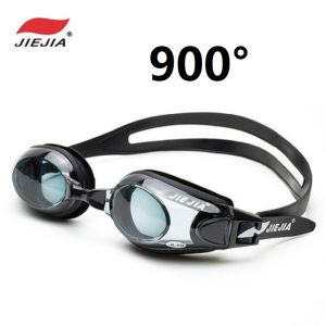 AUS Swimming Goggles With Power(150°-900°) Adult Anti Fog High Definition Waterproof Swim Glasses With Myopia Degree