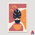 HIASAN DINDING GAMBAR ABSTRAK DEKORASI KAMAR 20X30 CM  KAMAR DEKORASI RUMAH WALL DECOR ABSTRAK. 