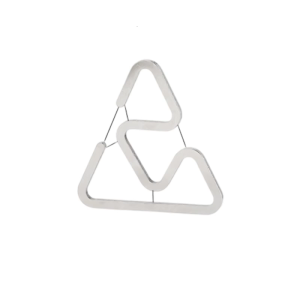 2Pcs Triangular Hanger Travel Strongly Bearing Hook Outdoor Stainless Steels Hook Outdoor Camping Storage Hook