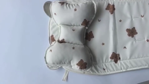 Gentle Strollers Pad With Adjustable Straps Washable Cute Bear Pattern Infant Pram Bag Cushion Pillow Accessories