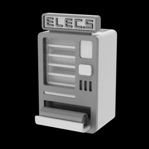 AA pin Dispenser Máy bán hàng tự động Tổ Chức 3D in để bàn dễ thương lưu trữ container Box mới lạ lưu trữ pin trường hợp & vui vẻ đồ trang trí bàn quà tặng cho phụ kiện để bàn văn phòng nhà cửa