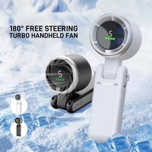 Kipas Angin Lipat Turbo Strong Portable Handheld Rechargeable Mini Fan Lipat High Speed 16500RPM