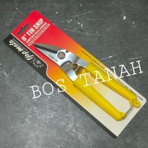 Tjap Mata Gunting baja ringan seng holo 8 inch Tin snip 8"