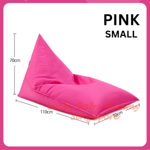 Outdoor Pyramid Bean Bag Chair/Waterproof Lazy Sofa for Indoor/Outdoor Use Triangle Beanbag