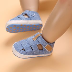 Summer Baby Boys Girls Breathable Anti-Slip Shoes Sandals Toddler Soft Soled First Walkers 0-18 Months