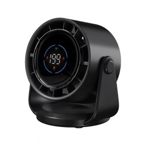 Desk Fan Small Digital Display Fan 4000mAh Fan Bedroom Fan Office Fan Air Cooling Fan Plastic Texture for Bedroom