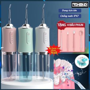 Máy Tăm Nước Oral Irrigator model 6886A hàng loại 1 -Tặng 4 vòi phun ( bảo hành 12 tháng trên toàn quốc )