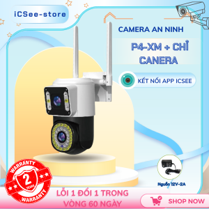 Cameras giám sát iCSee XM-P11 Báo động phát hiện chuyển động có âm thanh- Ánh sáng ban đêm- WIFI 2.4G