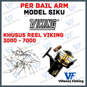 SPAREPART/PART REEL PANCING BAIL ARM MODEL SIKU/BAILARM SPRING/ PER BAILARM MODEL SIKU KHUSUS UNTUK REEL VIKING 3000 - 7000