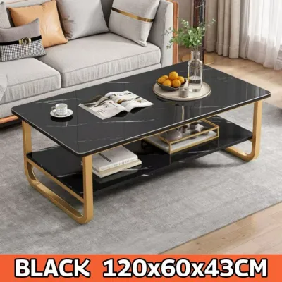 Center Table for Sala Coffee Table Tea Table 2 layer Sofa Table Veneer Table Side Table for living room