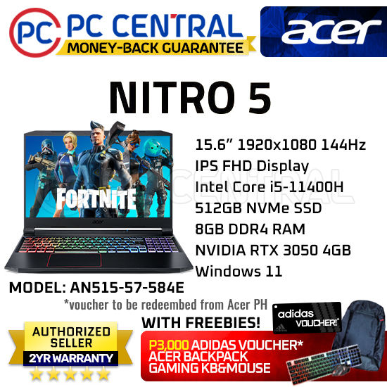 Acer Nitro (AN515-57-584E) 584E RTX 3050 8GB RAM