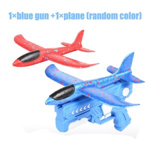 【COD】Airplane Launcher Foam Plane Eject Flying Aircraft Toy Hand Catapult Glider Outdoor Kids Children Gift Kapal Terbang