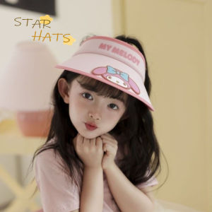 Star Store summer new cute childrens empty top hat Sanrio summer 3D cartoon sun hat
