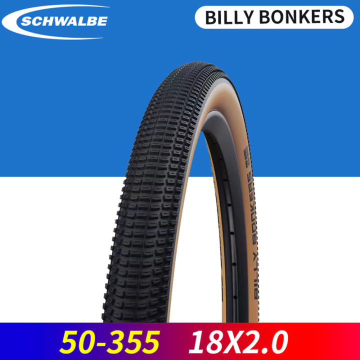 Schwalbe Billy bonkers lốp xe đạp 406 20x2.0 355x2.0 BMX sỏi Xe