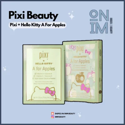 [𝐀𝐮𝐭𝐡-𝐁𝐢𝐥𝐥 𝐔𝐒] Mặt nạ giấy Pixi + Hello Kitty A For Apples - ᴏᴍɪᴍ ʙᴇᴀᴜᴛʏ