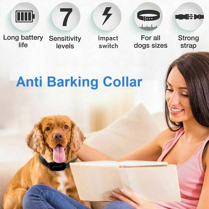 Anti Bark Collar Stop Dog Barking Sound Rechargeable Training Dog