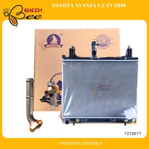 QUEEBEE 121001 Toyota Avanza 1.3 2016 Radiator Assembly A/T 425x564x16mm 1Row 16400-BZ690 (Polar)