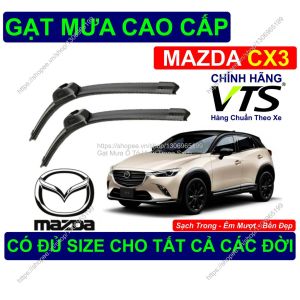 Gạt Mưa Bền Đẹp Kính Lái Mazda CX3 Cặp Gạt Mưa Kính Lái Mazda CX3 Có Đủ Size Cho Các Đời Xe Mazda CX3