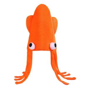 Fun Cuttlefish Hat with Long Tassels For Masquerade Party Cosplay Event Soft Headgear for Stage Show Halloween Dressingup