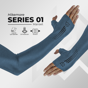 Outdoor Manset 01 Hikemore Pelindung Lengan Tangan Dari Sinar Uv New