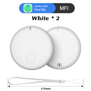 Smart Item Locator Tracker Pet GPS Tracker Personal Positioning Device Real-Time Monitoring for Wallets Keys Dogs Cats Compatible with Apple Find My Key (IOS) Battery Powered Wireless Replaceable Button Battery