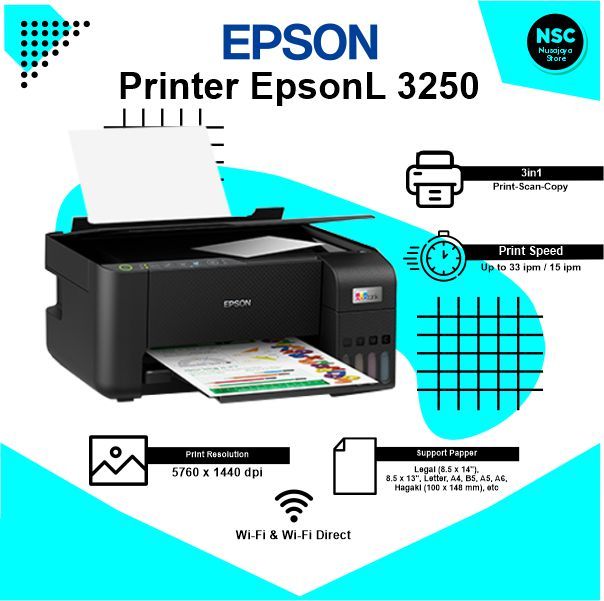 Printer Epson L3250 All in One Printer Wireless | Lazada Indonesia