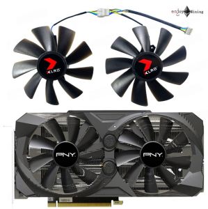 พัดลมการ์ดจอ PNY GeForce RTX 3070 LHR 8GB UPRISING Dual Fan graphics card cooling fan