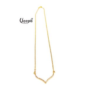 Kalung Titanium Fuji Tahan Karat Liontin Berlian Aksesoris Fashion Termurah