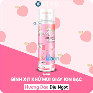 Xịt Khử Mùi Giày Hôi Chân Cộng Nghệ Ag+ Nano Bạc - Xịt Khử Mùi Giày Đá Bóng/ Xịt Khử Mùi Giày Thể Thao Kivo