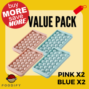 Ice Cube Maker Mold with 33 Grid Large Capacity Single Layer Tray Ice Storage Bekas Pembuat Ais Batu 冰块模具