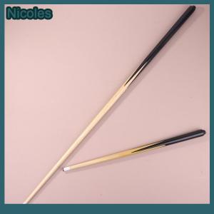 [Nicoles] 1ชิ้นไม้คิวบิลเลียดแบบพกพาสำหรับเล่นเกมสำหรับเด็กบิลเลียดพูลคิวบิลเลียดอุปกรณ์เสริมบิลเลียด