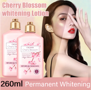 Japan Sakura Whitening Body Lotion Cherry Blossom Moisturizing Anti-Aging Skin Care Lotion 260ML Body Lotion