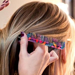Portable Tail Comb Hair Teasing Fine Tooth CombParting Comb for Braiding Hair Styling Tool with Stainless Steel Pintail