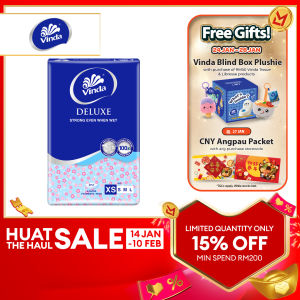 Vinda Deluxe Soft Pack Facial Tissue XS 3ply (4x100s) - Soft Gentle Tissue Paper