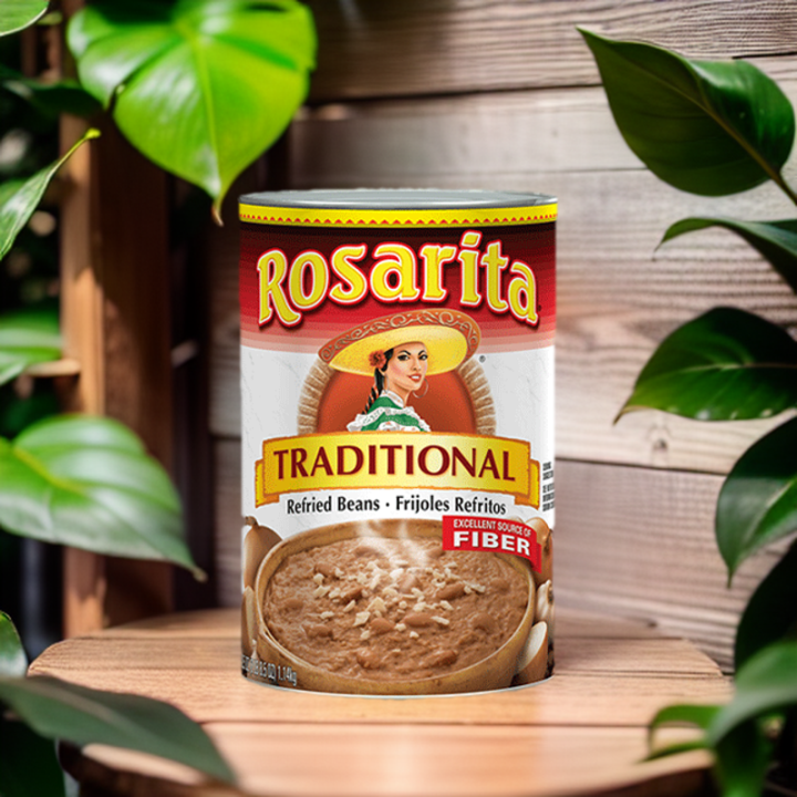 Rosarita Traditional Refried Beans Fiber 16oz Lazada PH