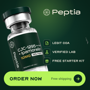 CJC-1295 (No DAC) (5mg) + Ipamorelin (5mg) !! FREE Syringes+BAC Water !! USA-Verified Purity | Lean Muscle Gain Sleep Recovery Fat Burn