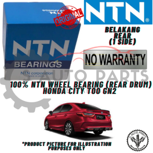 HONDA CITY TOO GN2 belakang REAR 100% ORIGINAL (NTN) WHEEL BEARING (REAR DRUM)