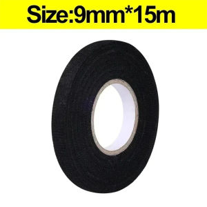 Electrical Cloth Tape Heat-resistant Harness Insulation Auto Wiring Fabric Cloth Wrap Waterproof Cable Organizer Adhesive Tape