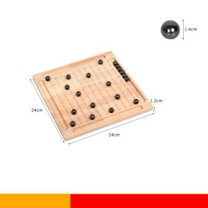 Trò chơi cờ bi từ tính bằng gỗ rèn luyện trí tuệ