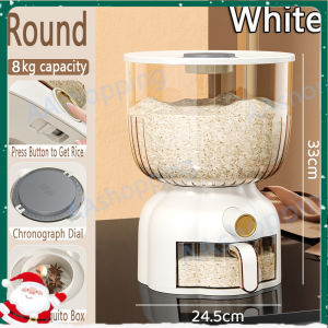 5-10KG Automatic Rice Dispenser Insect-proof Rice Storage  Rice Bucket Storage Grain Conner