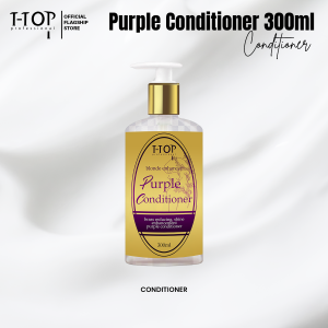 Purple Conditioner Brass Reducing Shine Enhancement Toning for Bleached and Color 300ML By T-Top