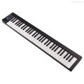 ammoon 61-Key Foldable Electronic Piano Multifunctional Electronic Organ Folding Digital Piano 61 Keys Sensitive Piano Keyboard with LCD Display Built-in Rechargeable Battery BT Connectivity Portable Musical Instrument with Piano Bag/Sustain Pedal. 