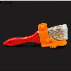 FPXR8 แปรงขนสัตว์เลี้ยง เครื่องมือตัดมุม ตัวแยกการตัดแต่ง สำหรับประตูเพดานผนัง แปรงลูกกลิ้งลูกกลิ้ง แปรงขอบสี แปรงทาสีสะอาด แปรงทาสีแยกสี