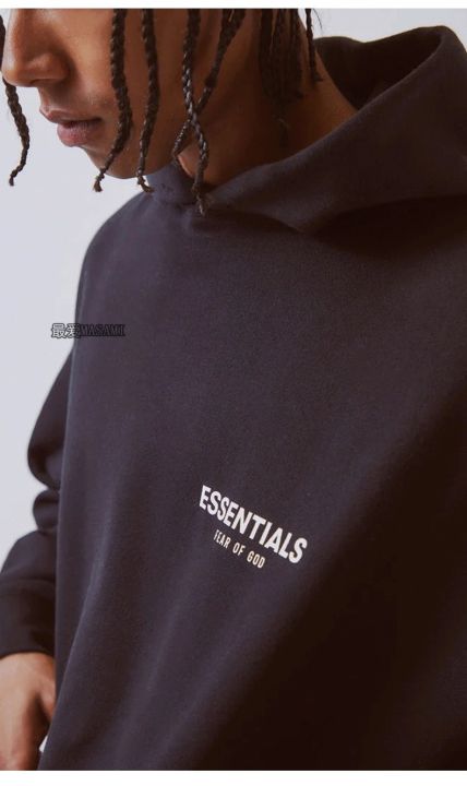 Fog%20fear%20of%20god%20essentials%20pull%20over%20hoodie%20slogan%20sweater%20-%20Image%203
