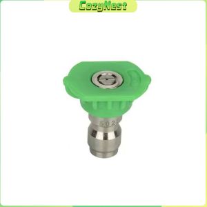 C.N. Stainless Steel Quick Connect Pressure Washer Nozzle 0 15 25 40 64 Degree Nozzles