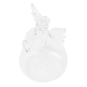 [Energetic] 1PC Angel รูปแก้วโปร่งใสแจกันดอกไม้แขวนแจกันสวนตกแต่ง