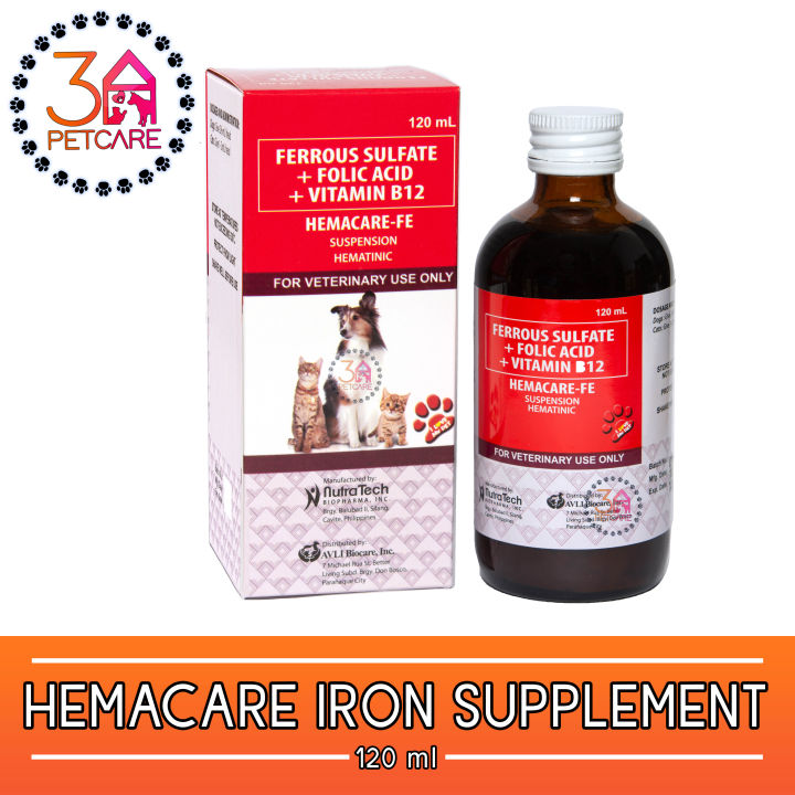 Iron vitamins shop for dogs