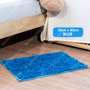 HOMEKARE High Quality Absorbent Microfiber Chenille Non-Slip Large Bathroom Rugs Solid Colors Carpet Thicken Living Room